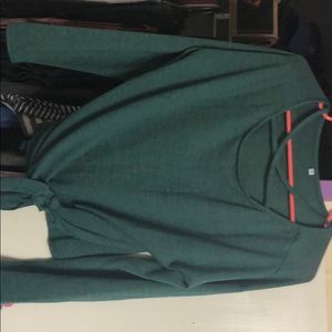 Long sleeve crop top